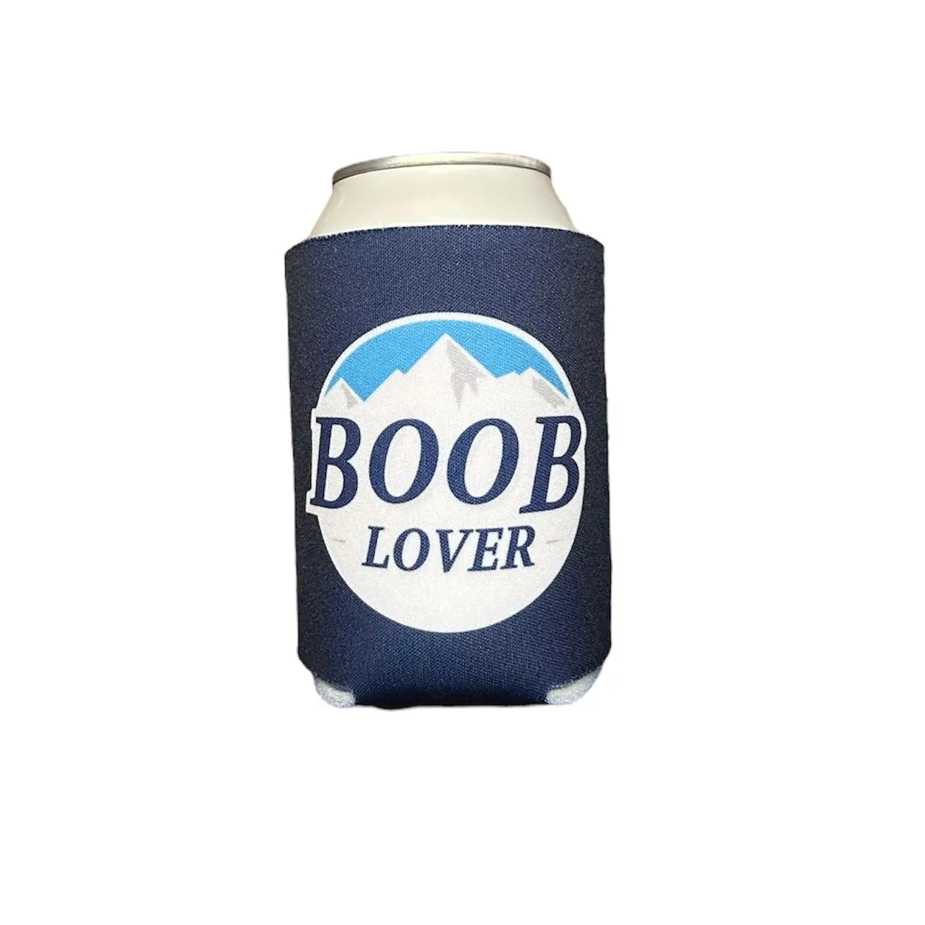B00B LOVER Funny Koozie Can Cooler Insulator for Dad Fathers Day Drinkware Mug Tumbler Cup Bottles Portable Reusable Washable Black Cold Hot Insulator Party Gift 12oz Can Cooler