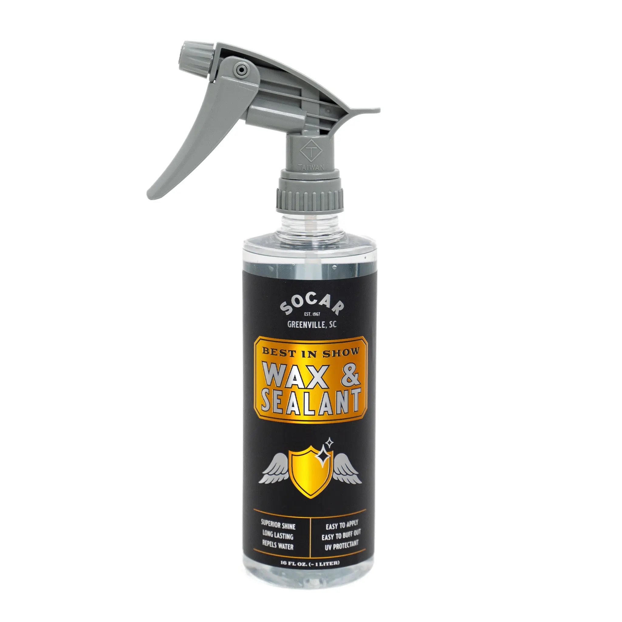 Socar Chemical Ceramic-Like Spray Wax with Crystal Coating, Premium Paint Care for Cars and Motorcycles