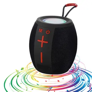 Waterproof Wireless Portable Speaker, Long Lasting Playtime, Outdoor Mini Bluetooth-compatible Speaker, Table Mount, Mono Audio Output
