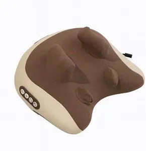 HiZoo Pillow Neck & Shoulder Massager - Adjustable Settings for Customized Massage Therapy - Ergonomic Design for Home Office & On-the-Go Use - Stress Relief & Muscle Relaxation