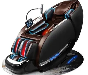 Massage Chair BV-2 Full-Body 2026 Zero Gravity SL-Track Shiatsu Recliner with 12 Auto Modes Foot Rollers Waist Calf Heating Thai Yoga Stretch AI Control Body Scan