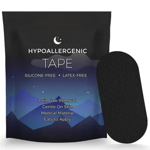 Anti Snoring Sticker Snoring Relief Sticker,Mouth Tape for sleeping, One Month Supply, Mouth Tape, Black, Gentle, Adhesion & 30 Strips, Sports Accessories.