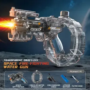Transform Linkage Space Fire Fighting Water Gun Realistic Muzzle Design for Kids Fun and Safe Playtime Ideal for Outdoor Games
