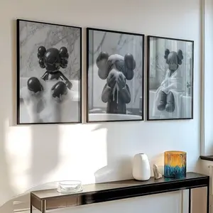 Graffiti Toilet Poster Set Hypebeast Bathroom Decor