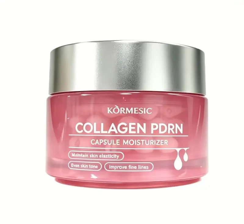 KORMESIC Collagen PDRN Active Microcapsule Facial Cream (70g) - Adult Women's Anti-Aging Hydrating Moisturizer, Skin Firming, Brightening, Fine Lines Reduction Daily Skincare Moisturizers & Mists Moisturizing