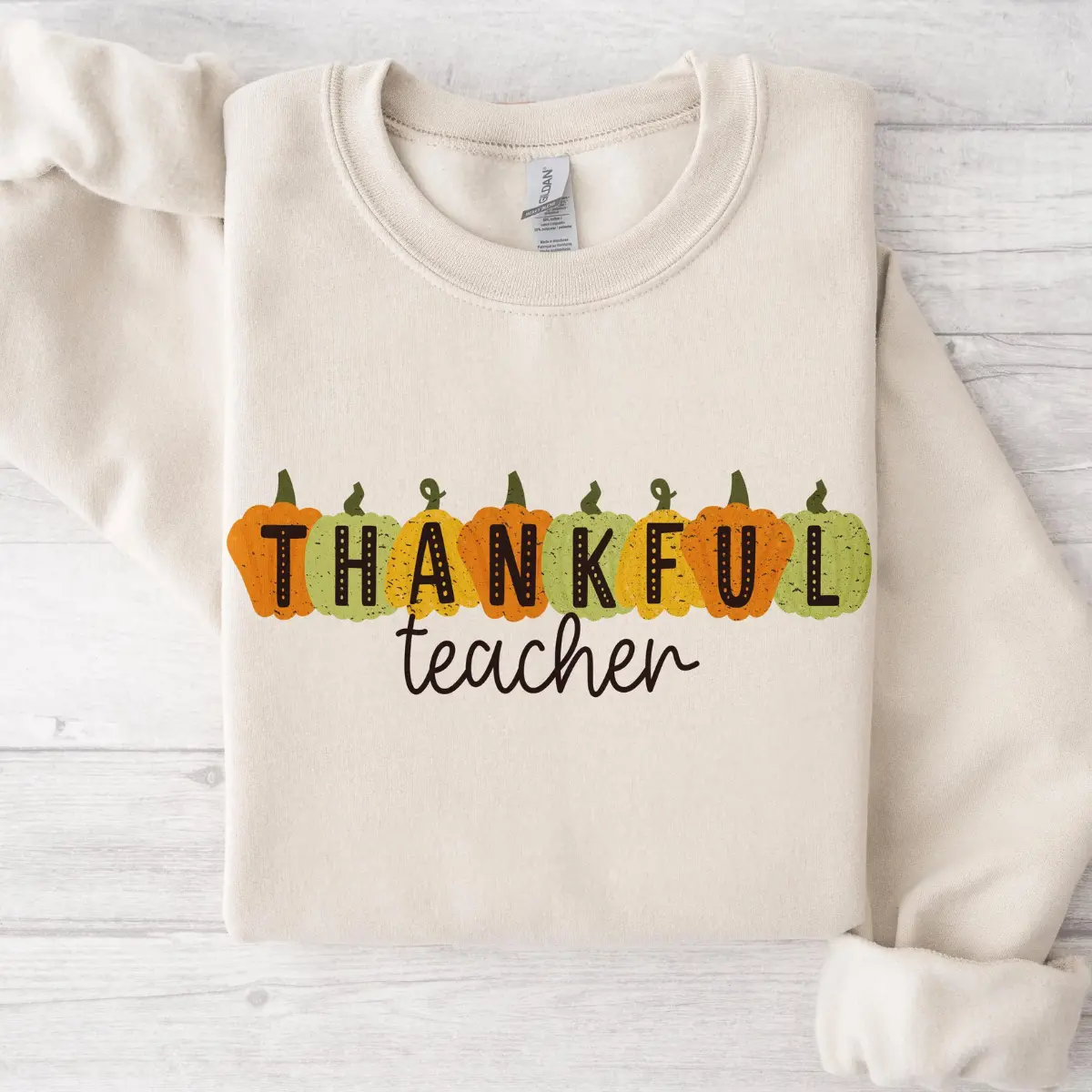 Thanksgiving sweater, Thankful Teacher sweater,  Thanksgiving Sublimation sweater, Fall Teacher sweater Groovy Teacher sweater
