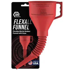 FlexAll Funnel - Built Strong, Built Flexible, Built Here!Heavy Duty Nitril Rubber Funnel