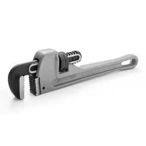 #Summervibes DURATECH Heavy Duty Aluminum Straight Pipe Wrench, Adjustable Plumbing Wrench, Drop Forged, Exceed GGG standard