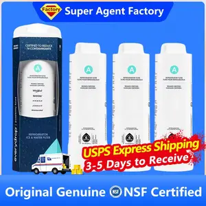Replacement for Genuine EveryDrop Refrigerator Water Filter A, EDRARXD1 Cartridge – UL Certified Under NSF/ANSI 42, 53 & 401 to Reduce Lead, Pharmaceuticals & 72 Other Contaminants – Easy Twist-In Install – 200 Gal Capacity