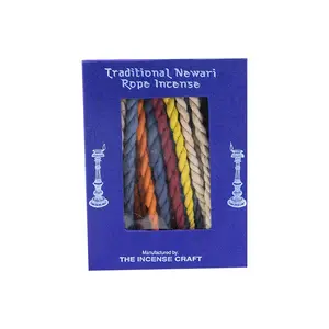 Nepalese Handmade Rope Incense, Tibetan Yoga Aromatherapy, Natural Ingredients, Home Indoor Traditional Fragrance, 50 Pieces