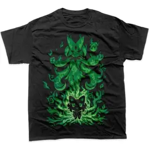 Sprigatito vs Meowscarada Graphic Tee, PKM  Shirt, Anime Vintage Shirt, Anime Merch, Stylish Crew Neck Short Sleeve T-Shirts ,Streetwear for Men, for Women, Gift Anime Fans