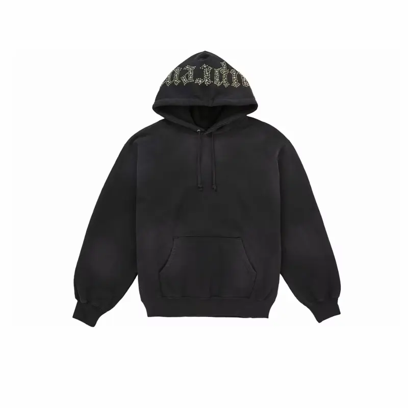 Supreme Overdyed Studded Hoodie