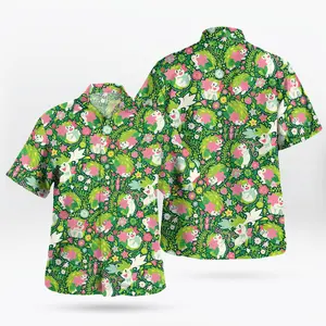 2026 Hot Hawaiian Sets PKM [FREESHIP] Fresh Summer – Youthful – Bold with the Shaymin Floral Paradise Hawaiian Shirt – PKM Inspired Tropical Style