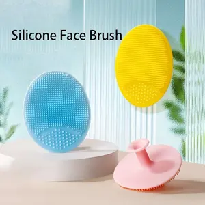 3 Pieces Face Scrubber Set Exfoliator, Face Cleansing Brush Pore Pad for Daily Deep Cleaning, Light Care, New Product Type