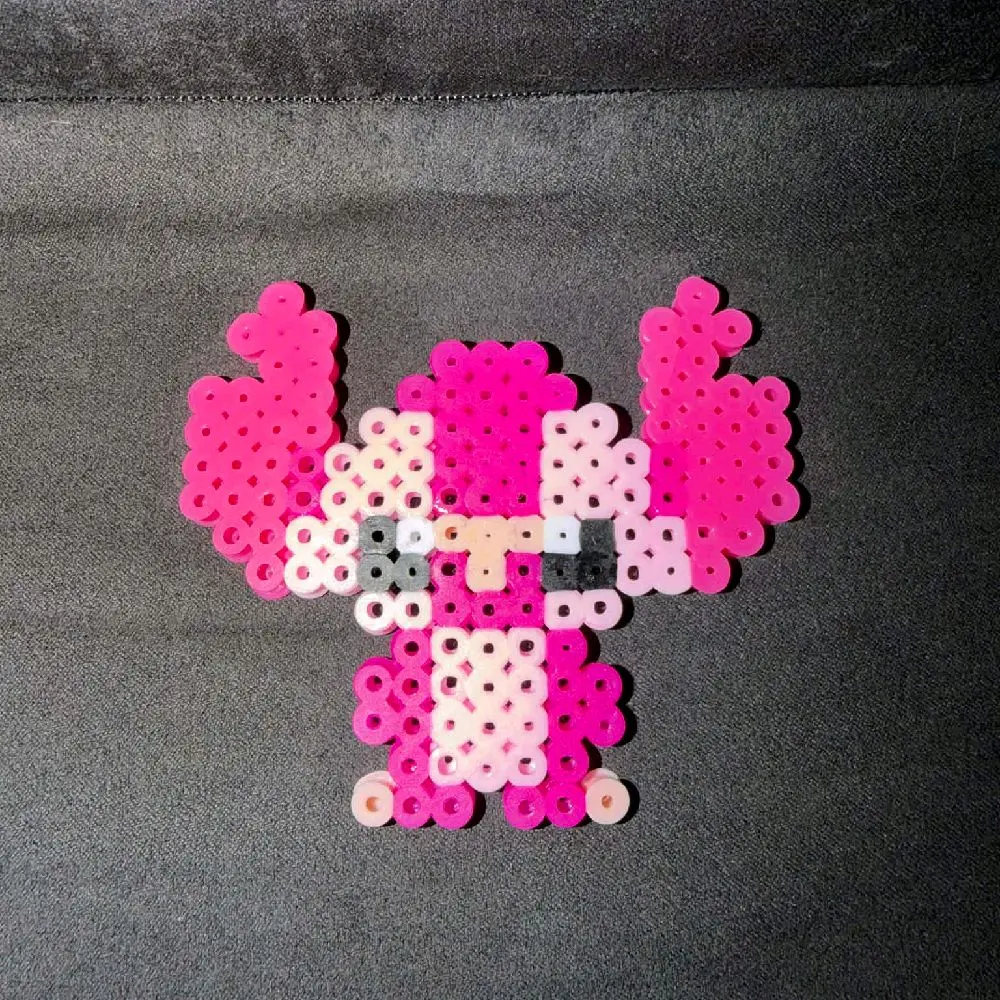 KraftedbyKailee Pink Stitch Angel - Customizable Keychain or Magnet