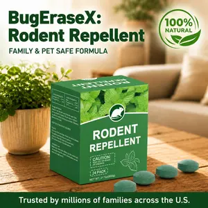36-Pack Rodent Repellent Balls,pests,ants,spiders,cockroaches.Kids&pets-friendly,Home Essential Hack,Effective Pest Control Solution Works for Attic Yard,Garage,RV,Patio,Insect Deterrent,Valid for 60 days,Pesticide-Free