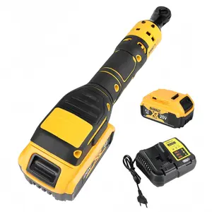DeWalt DCF512 M18 20V Compact Cordless Ratchet Wrench, Multipurpose Fastening Tool For Equipment Repair And Mechanical Mounting, Built With Ergonomic Grip And Variable Rotation Speed, Complete Set Includes Rechargeable Battery, Charger