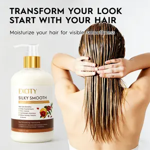 EXCITY Silky Smooth Camellia Elixir Conditioner for Hair Growth & Scalp Care Fights Dandruff Reduces Fall Strengthens Adds Shine with Natural Ginger Extract for All Hair Types