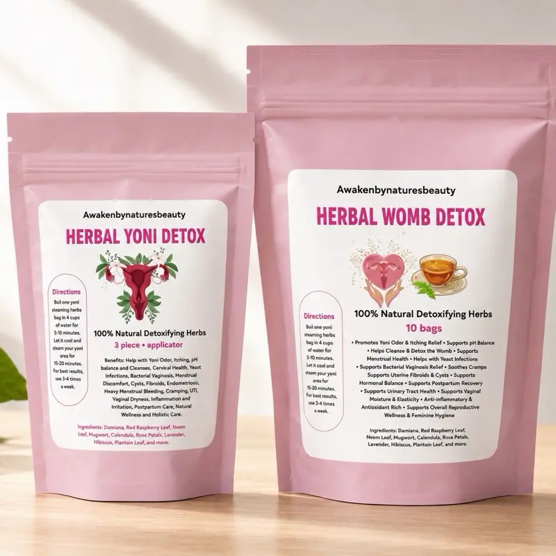 Herbal Yoni detox and womb Detox te