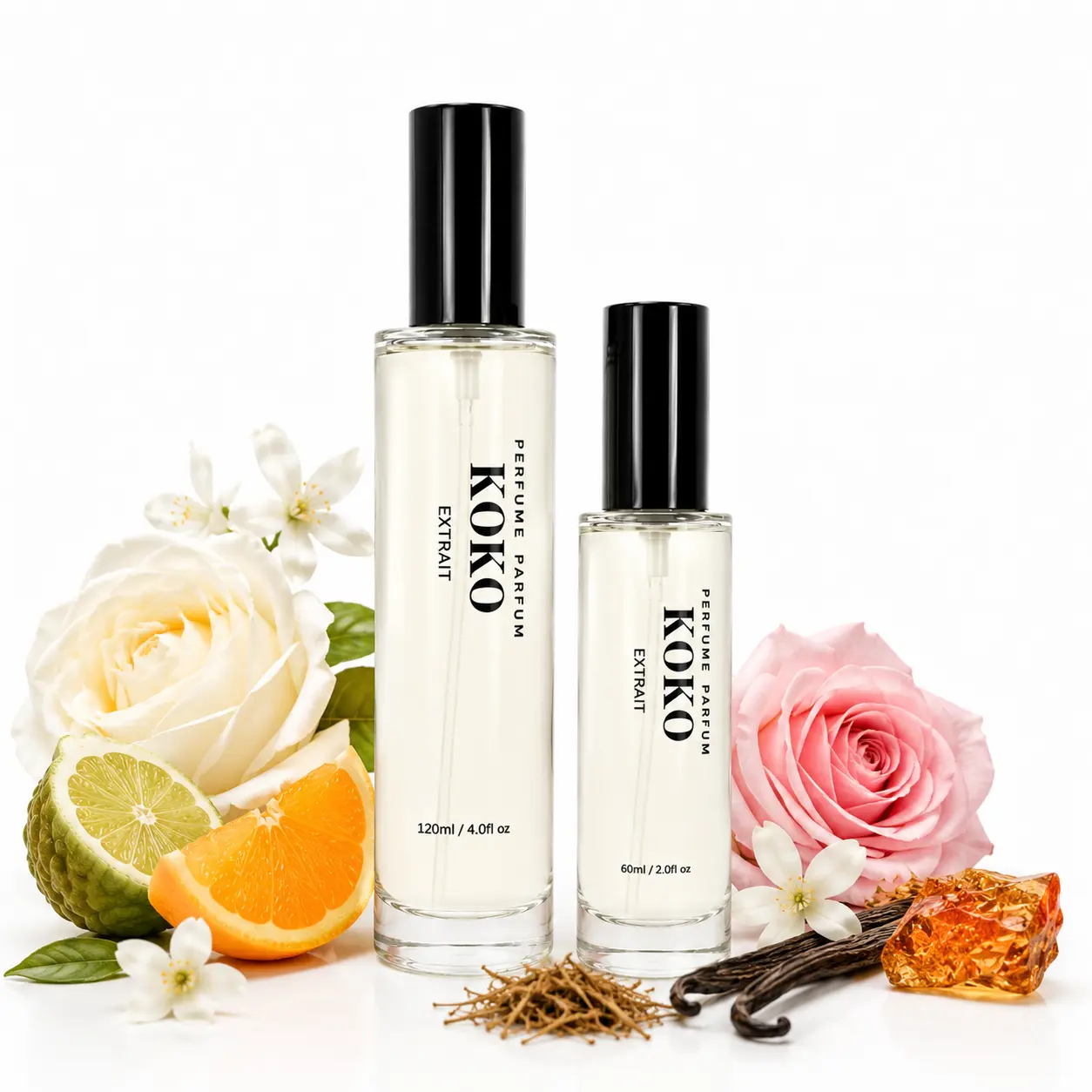 Koko | Extrait de Parfum | Sparkling Orange & Patchouli | Luxury Inspired Scent | 60ml / 120ml