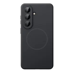 JETech Magnetic Silicone Case for Samsung Galaxy S26 Series, Compatible with MagSafe, Silky Soft Touch, Shock Absorbing Phone Cover with Camera Lens Protection