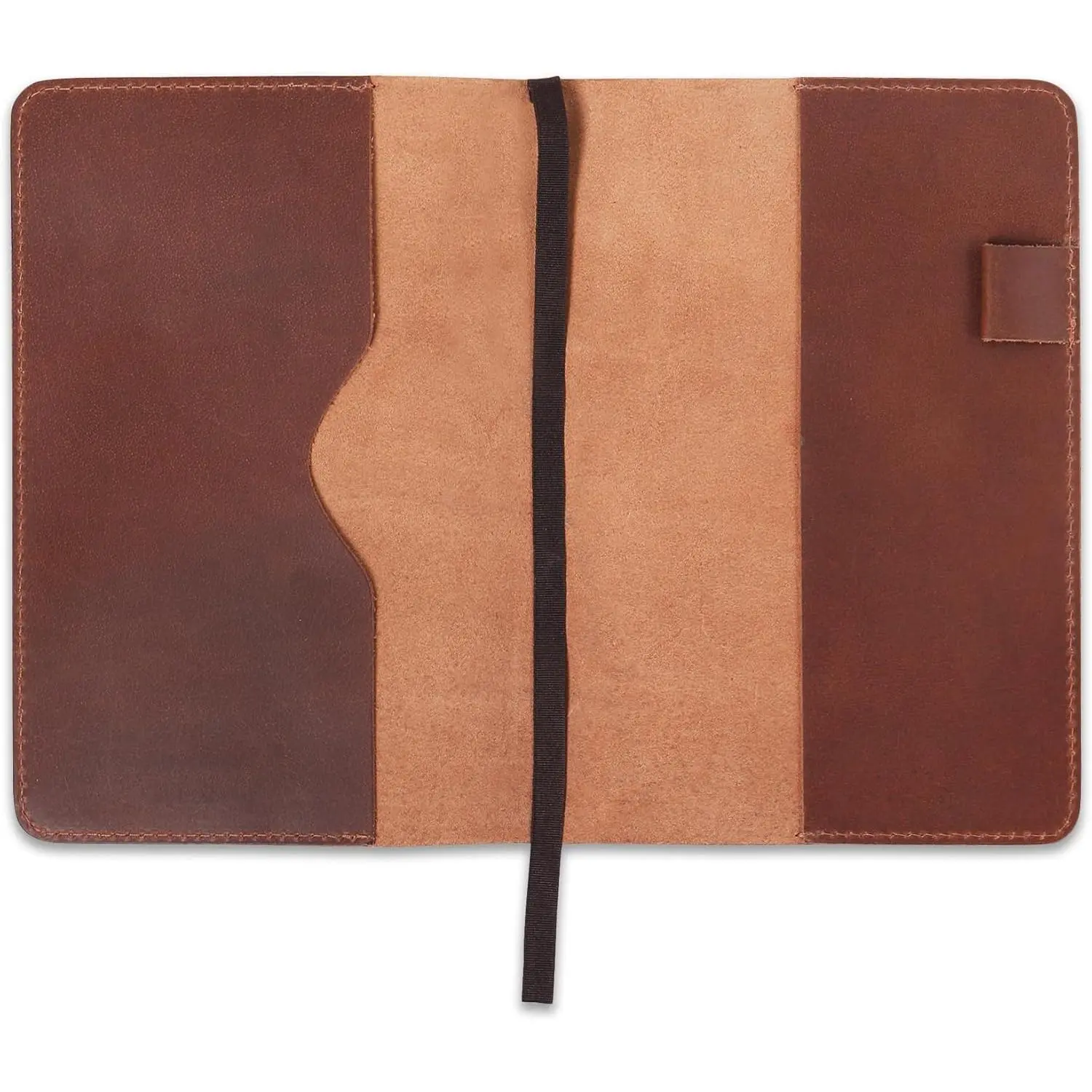 A5 Leather journal cover, Refillable Journal Cover for Large and Medium A5, Leather Handmade Notebook Cover, 9 x 6 Inches Leather Bound Journal (Tan)