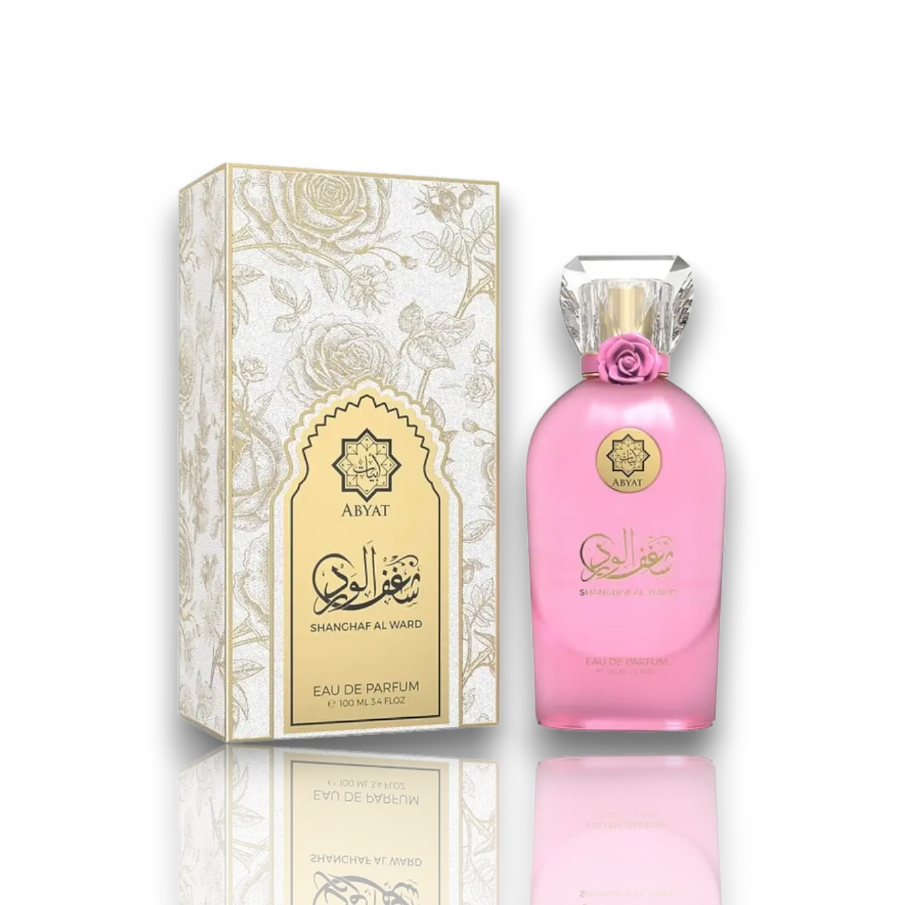 Abyat | Shanghaf Al Ward | Women's Fragrance | 100 ML | Eau De Parfum | Litchi - Black Currant & Red Apple