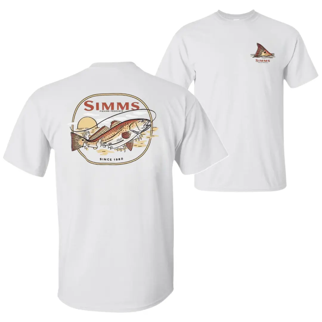 Redfish Fishing T-Shirt, Inshore Coastal Angler Graphic Tee, Soft Cotton Blend Outdoor Apparel, Saltwater Fishing Shirt for Men & Women, Fisherman Gift
