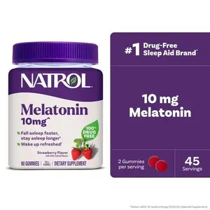 Natrol Melatonin 10 Mg Strawberry Flavor - 90 Gummies