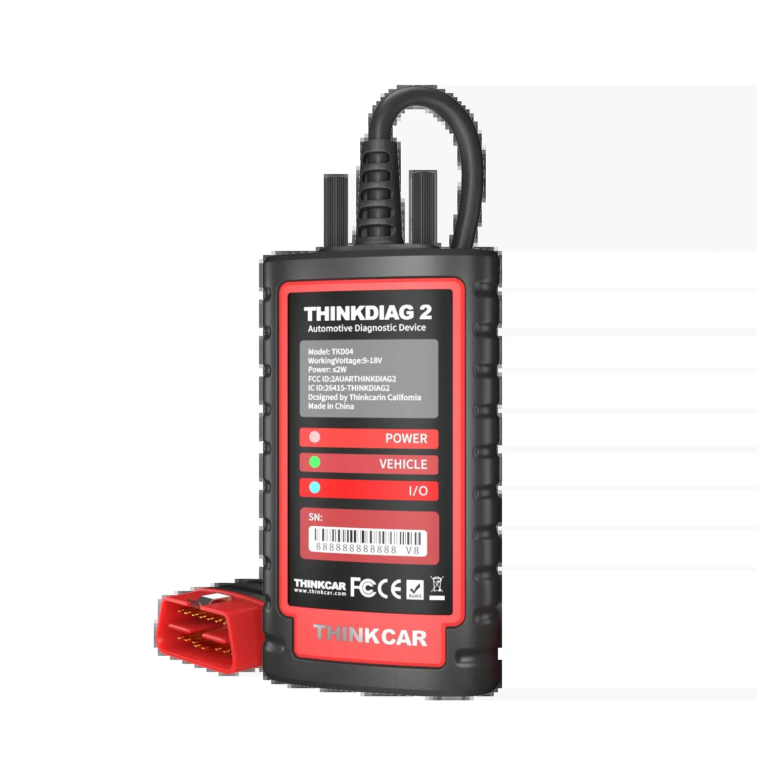 THINKDIAG 2 CANFD Protocol New Thinkdiag Full Software Full System ECU Coding 16 Reset OBD2 Scanner Professional Diagnostic Tool