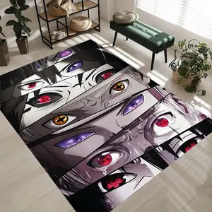 Anime Eyes Rug, Manga Eyes Rug, Eye Anime Carpet, Manga Rug, Japanese Themed Rug