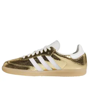 (WMNS) adidas Samba OG 'Gold Metallic Cracked Leather' KI5719