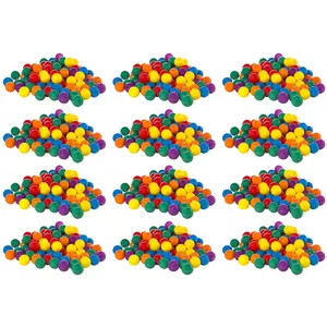 Intex 100-Pack Small Plastic Multi-Colored Fun Ballz for Bounce House (12 Pack)