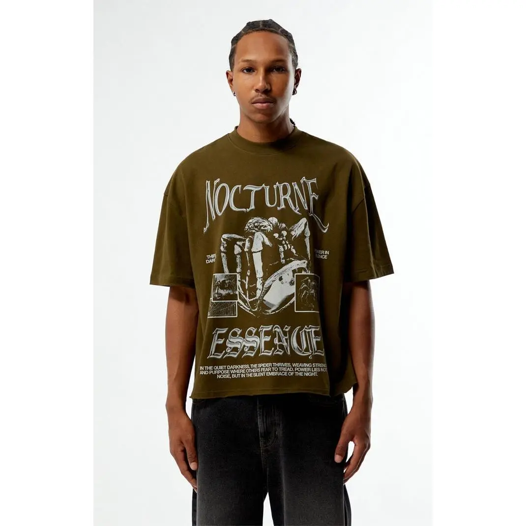 Pacsun Men's Nocturne Essence Cropped Boxy T-Shirt