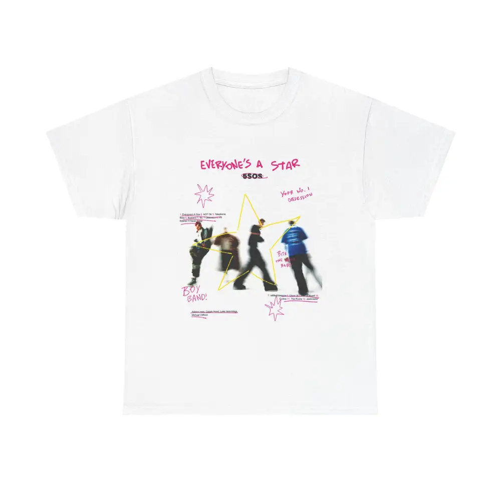 5SOS Everyones A Star Shirt 5 Seconds Of Summer Tour 2026 Graphic Tee Unisex Heavy Cotton Music T-Shirt