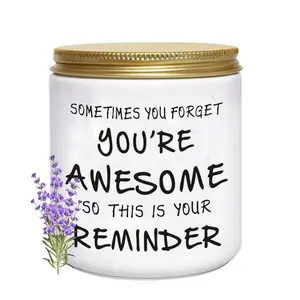 Candles Gifts for Women Inspirational Unique Romantic Candle Gift Valentines Mothers Day Christmas Birthday Gifts for Her Sister Best Friend Wife Girlfriend Stocking Stuffers for Women Floral Candle Lavender Scented Candle