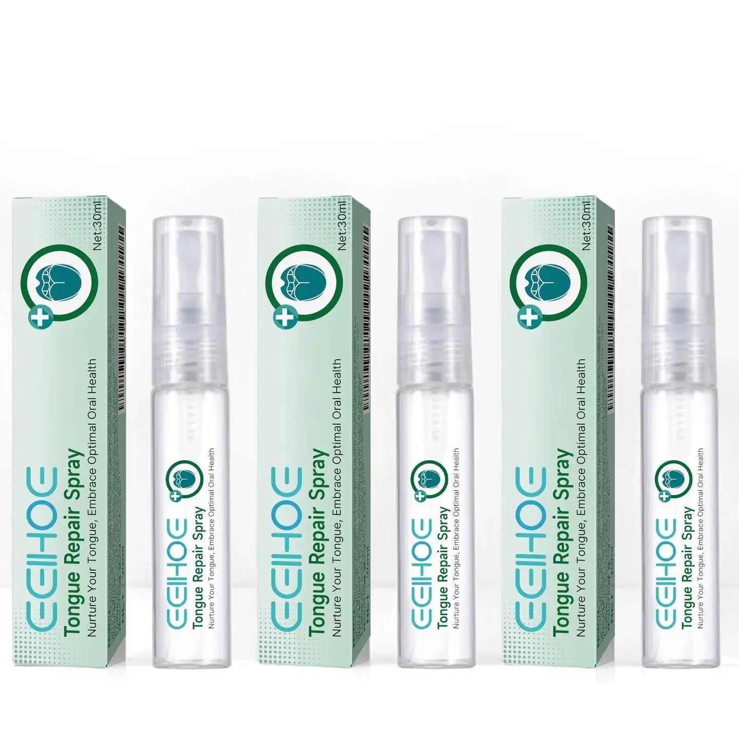 Alcohol-Free Unscented Antibacterial Oral Spray - Whitening, Tongue Repair, Alleviates Dryness/Cracked Tongue & Swelling, Supports Oral Health, Complements Toothpaste, Aids Herbal Lung Care (Single/Triple Options), Alcohol‑Free Safe, Contains Neither