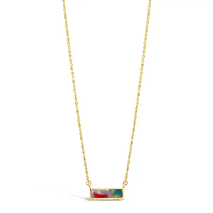 Era's Tour Confetti Necklace Square Shaped Pendant