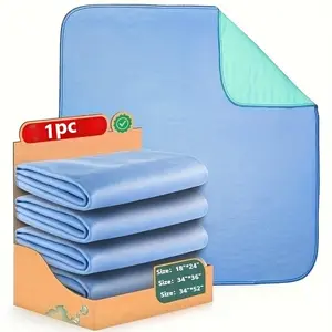 Bed Pads Washable, Washable Underpads, Super Absorbency Soft Reusable Bedwetting Pads for Adults,, and Pets - Protective Pad for Couch, Sofa, Floor, Bed