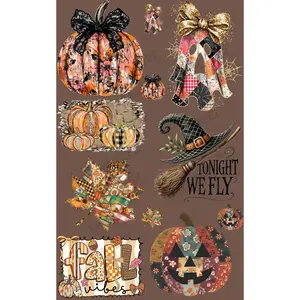 FALL (1) PREMADE GANGSHEET  - 22X36  DTF TRANSFERS - DIRECT TO FILM