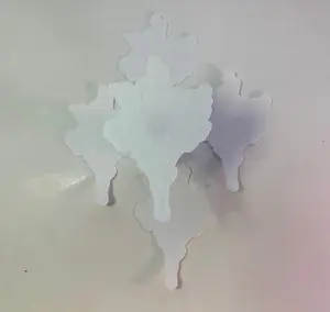 Clear White Wildflower Sticker