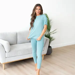 Chloe Loungewear Set - Dusty Teal