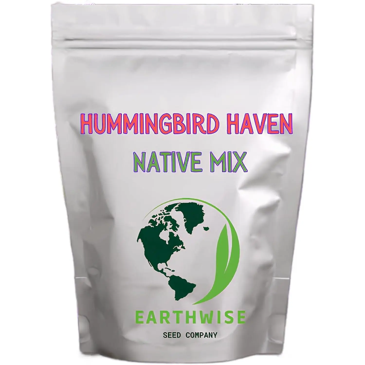 Earthwise Organic Seed Garden Pack - Pollinator Garden & New Lawns Use, Easy to Grow, Boosts Germination, Prevents Washout, Enriches Bare Soil, Attracts Hummingbirds, 0.5lb, Covers 1200 sq ft, Includes White Clover