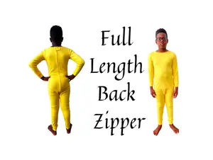 Special Needs Unisex Long Sleeve Cotton Pajamas, Full Back Zipper