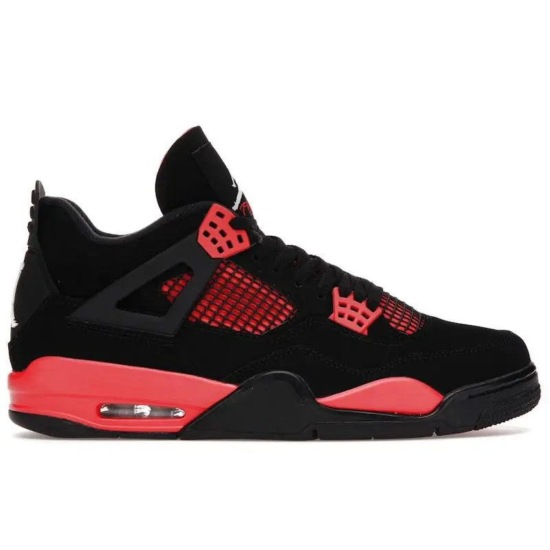 Jordan Men's 4 Retro Red Thunder Basketball Shoes, from StockX Jordan Men's 4 Retro Red Thunder Basketball Shoes, from StockX