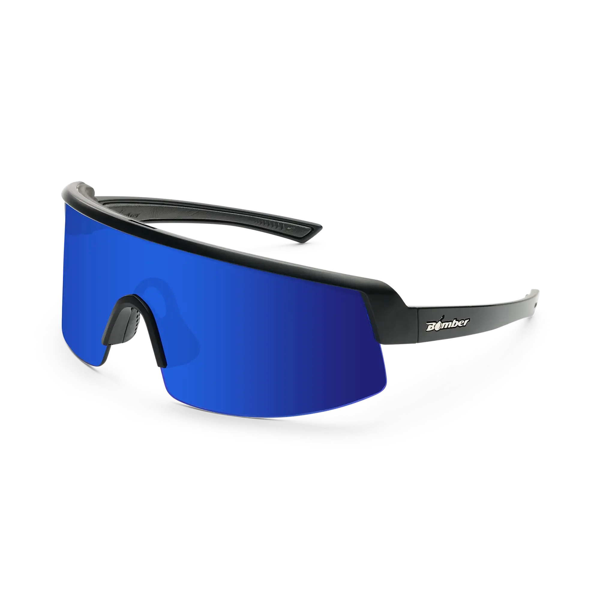 Bomber - Rippa Z87+ Polarized Matte Black/Blue Mirror Sunglasses