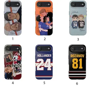 Ilya Rozanov & Shane Hollander Inspired Phone Case, Heated Rivalry Fan Merch, Hudson Williams Connor Storrie Style Phone Case, Phone Case For Iphone17-11, For Samsung, Gift for Men, For Women