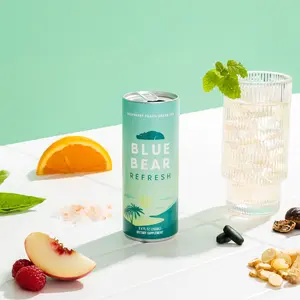 Blue Bear Refresh - Raspberry Peach Green Tea Immunity & Hydration Drink