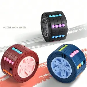 1pc Puzzle Magic Cube Car Wheel Fidget Toy - Stress Relief Sensory Decompression Toy for  Kids, Hand Held Exercise Gift