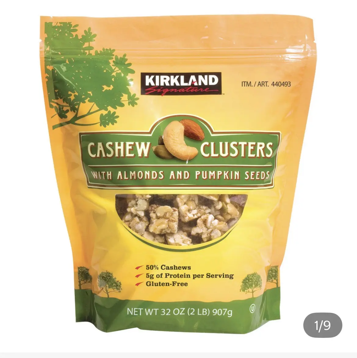 Kirkland Signature Cashew Clusters